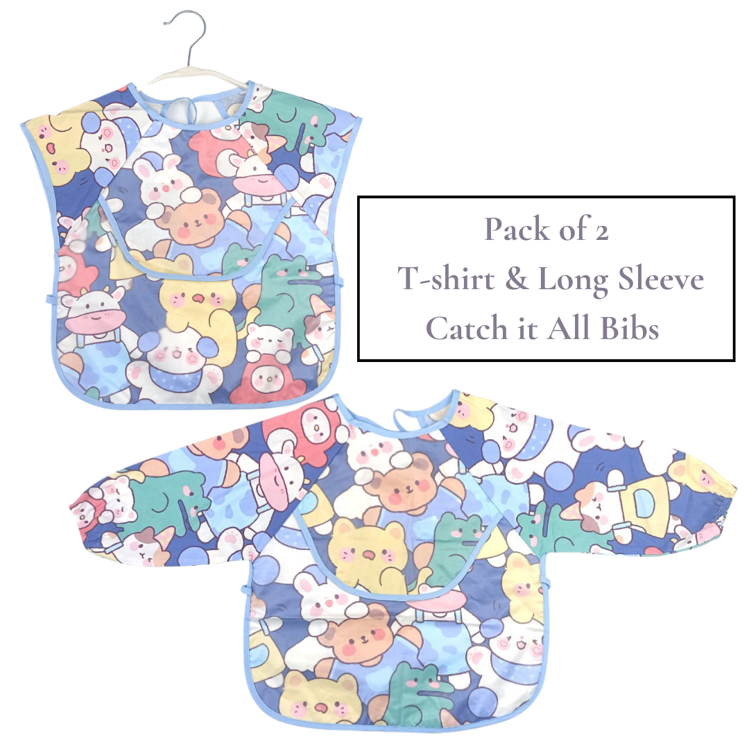 Bear Catch it All Bib Set